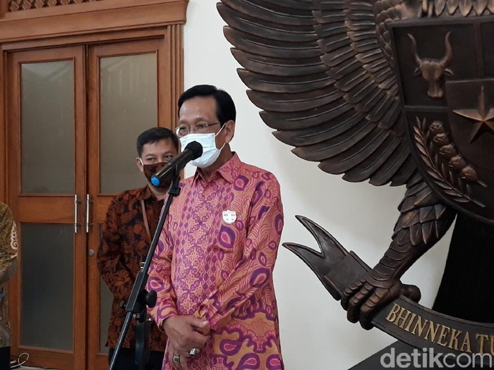 Gubernur DIY, Sri Sultan HB X, Yogyakarta, Jumat (18/12/2020).