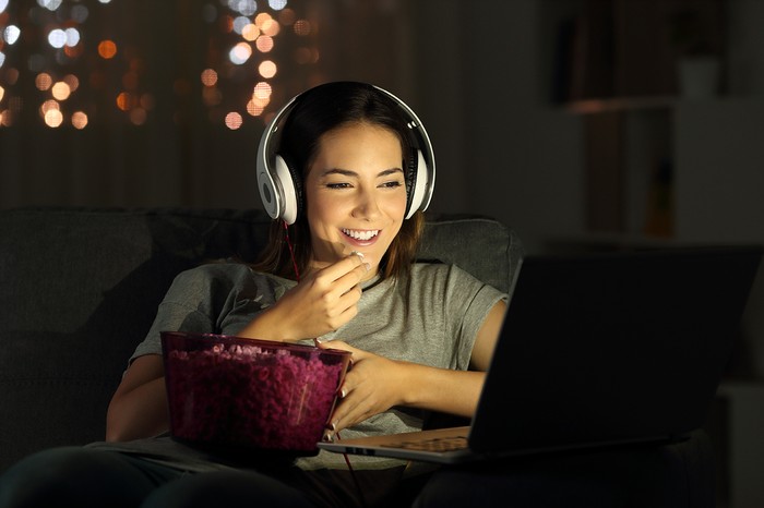 Ilustrasi streaming film Ilustrasi streaming film
