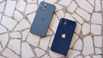 iPhone 12 dilepas mulai Rp 14,999 juta, sementara iPhone 12 Pro dilepas mulai Rp 18,499 juta. Jadi pilih mana? Foto: Adi Fida Rahman/detikINET