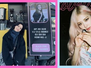 Jisoo BLACKPINK Super Happy Dapat Kiriman Coffee Truck dari Rosé