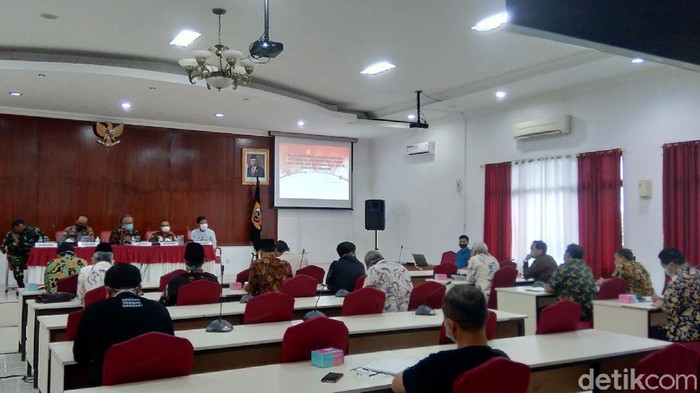 Rakor penanganan COVID-19 di Wonogiri.