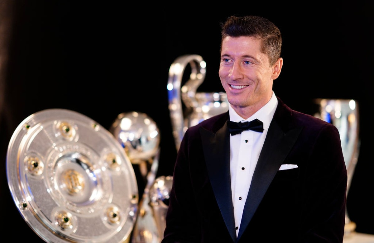 So Sweet-nya Robert Lewandowski dan Thierry Henry (Marco Donato-FC Bayern/Pool via /Pool)