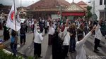 Penampakan Aksi Massa di Titik Nol Kilometer Yogyakarta