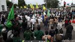 Penampakan Aksi Massa di Titik Nol Kilometer Yogyakarta