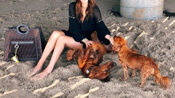 Ia juga gemar memelihara anjing. Foto: Instagram