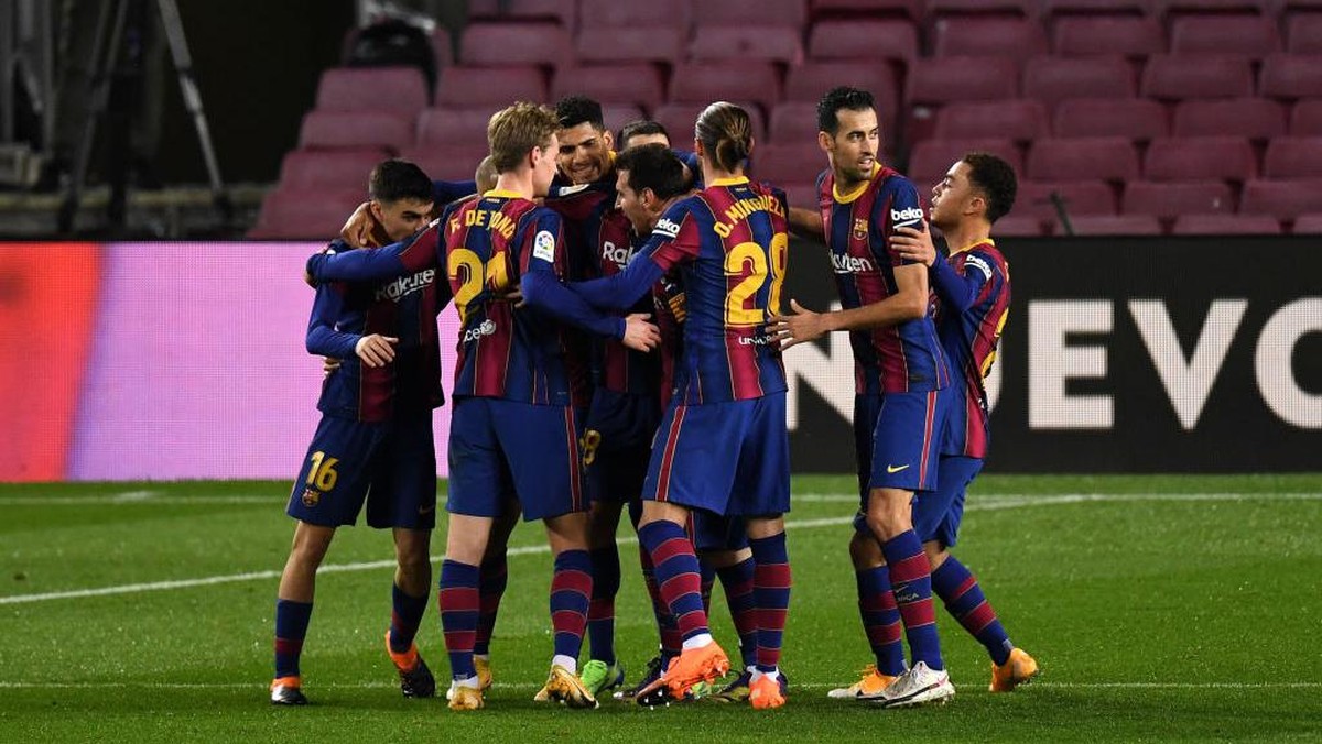 Barcelona sudah mulai berada di jalur kemenangan. Foto: (Getty Images/David Ramos)