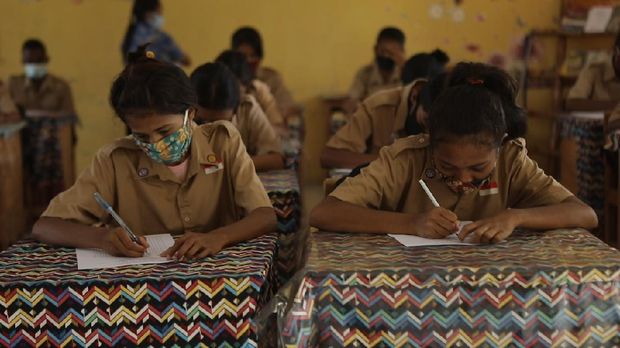 Berada di Zona Hijau, Sekolah di Perbatasan Sudah Tatap Muka Sejak Bulan Agustus