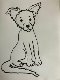 fotoinet gambar anjing tangan