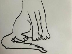 Ketika Mereka Ditantang Melukis Anjing dengan Tangan Nondominan