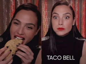 Gal Gadot Cicipi Taco Bell Pertama Kali, Begini Reaksinya