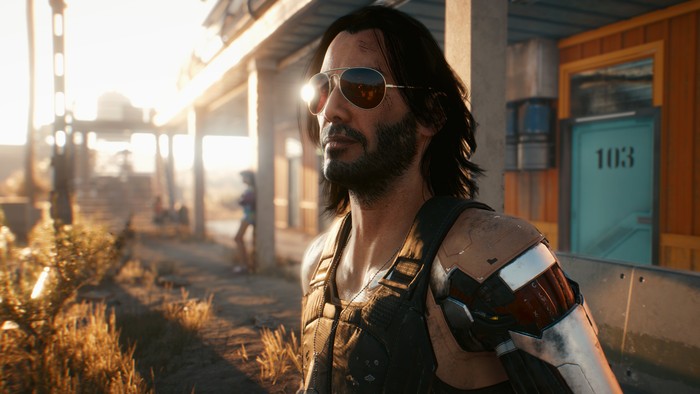 Keanu Reeves di Cyberpunk 2077