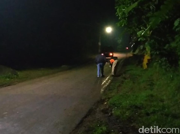 Lokasi kecelakaan maut odong-odong di Kabupaten Batang, Jumat (19/12/2020).