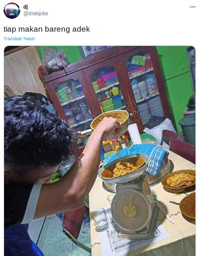 Makan Mie Instan Harus Ditimbang