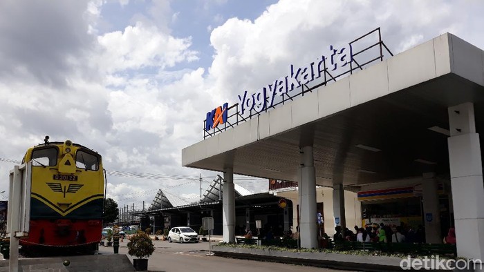 Stasiun Tugu Yogyakarta, Sabtu (19/12/2020).