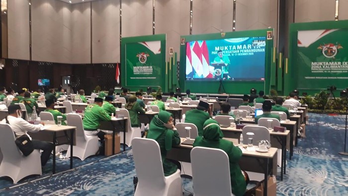 Suasana Muktamar IX PPP di Samarinda