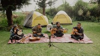 Konser ini dibuat dengan konsep virtual karena pandemi COVID-19. Foto: The Rain