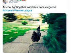 Arsenal Payah, Netizen Singgung Ancaman Degradasi