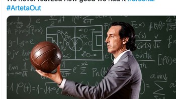 Ada pula fans yang bernostalgia ingin pelatih yang dulu, Unai Emery, kembali lagi saja. Foto: istimewa