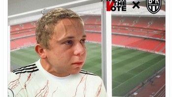 Wajah tegang fans Arsenal tiap kali timnya bertanding. Foto: istimewa