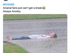 Arsenal Payah, Netizen Singgung Ancaman Degradasi