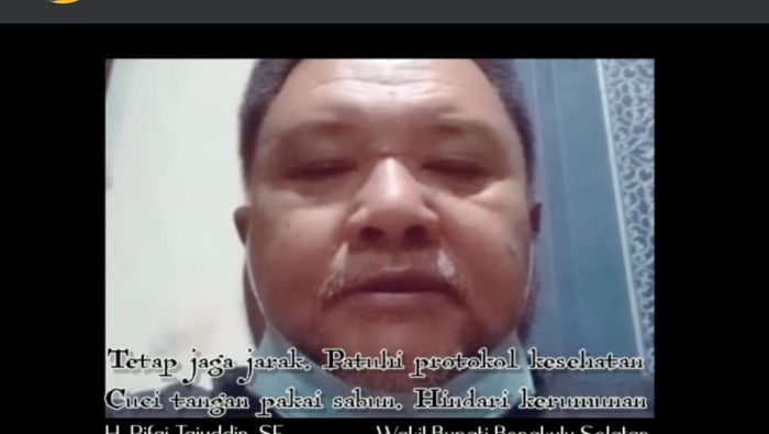 Wakil Bupati Bengkulu Selatan, Rifai Tajudin (dok. Facebook Rifai Tajudin)