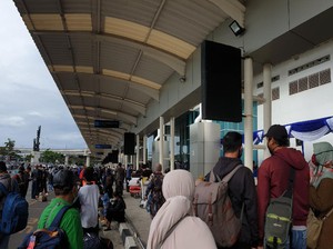 Antrean Rapid Test di Bandara Soetta Sempat Mengular Pagi Ini