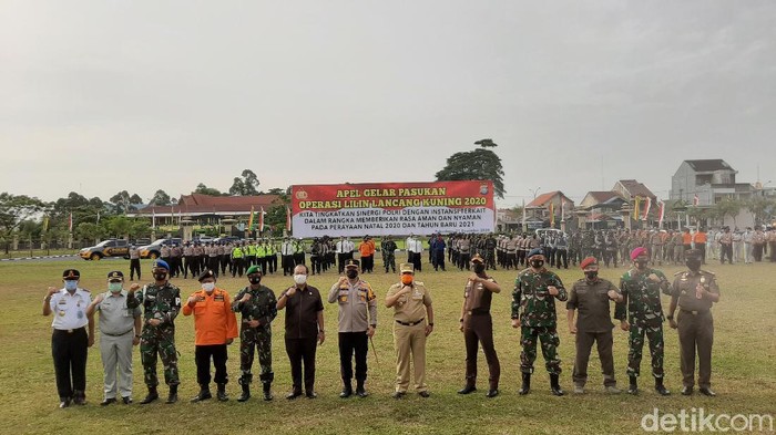 Apel pengamanan Natal dan tahun baru di Riau (Raja Adil/detikcom)
