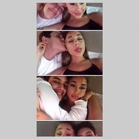 Keduanya baru mengonfirmasi hubungan mereka dengan muncul bersama dalam video klip Stuck with U, di mana Ariana Grande berkolaborasi dengan Justin Bieber. Setelah itu Ari dan Dalton mulai mengunggah kebersamaan mereka di Instagram pada Juni 2020. (Foto: Instagram/@arianagrande)