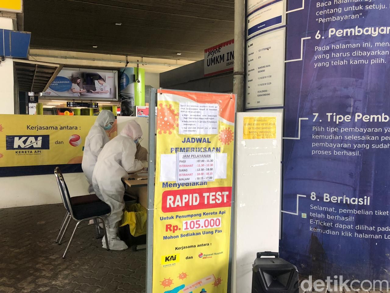 Tes Rapid Antigen Bisa Di Stasiun Catat Jadwalnya