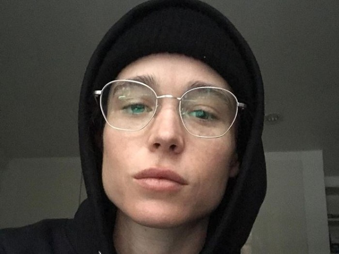 Elliot Page Penampilan perdana Ellen Page sebagai transgender bernama Elliot Page.