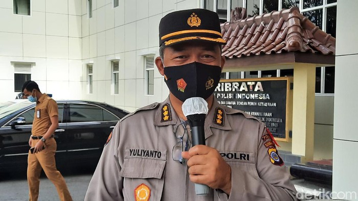 Kabid Humas Polda DIY Kombes Yulianto di Mapolda DIY, Sleman, Senin (21/12/2020)