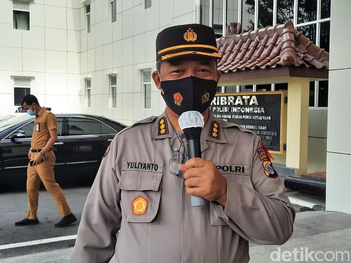 Kabid Humas Polda DIY Kombes Yulianto di Mapolda DIY, Sleman, Senin (21/12/2020)