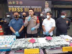 Disiapkan untuk Pesta Tahun Baru, 35.750 Tramadol di Cipindoh Disita Polisi
