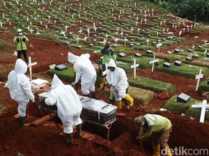 TPU Srengseng Sawah Jaksel Dipakai Makamkan Jenazah COVID-19