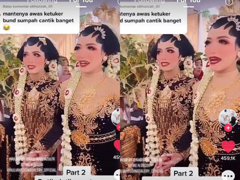 Saudara kembar Dwi Asmitasari (mitta) dan Eka Setiososari viral di TikTok. Dok. pribadi Mitta