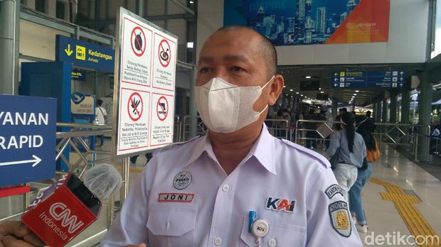 VP Public Relation PT KAI Joni Martinus (Adhyasta Dirgantara/detikcom)