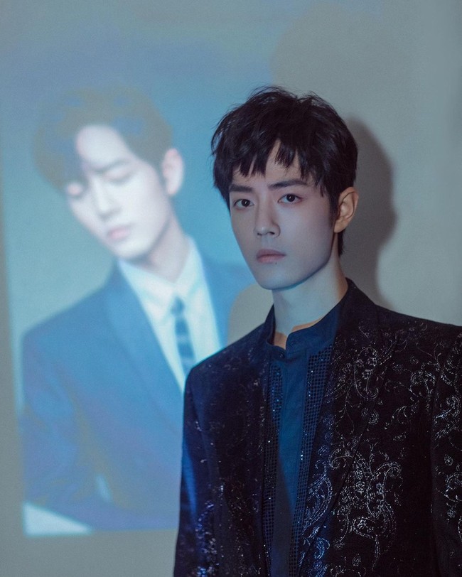 3. Xiao ZhanLawan main Wang Yibo dalam serial Untamed juga banyak dipilih sebagai pria tertampan. Aktor yang dulu pernah menjadi idol ini masuk tiga besar.Foto: dok. Weibo