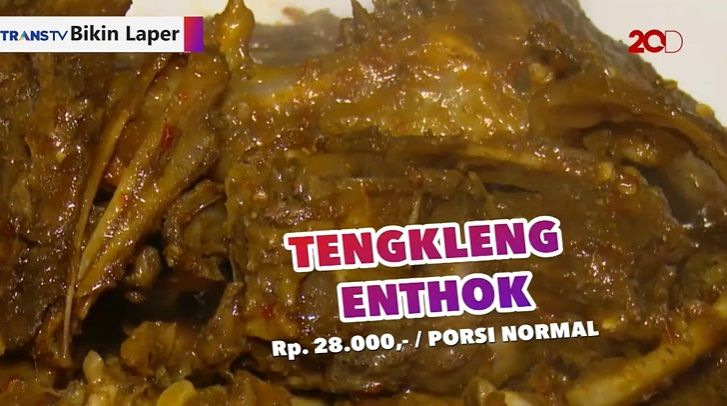 Bikin Laper: Cicip Enthog Slenget di Yogyakarta