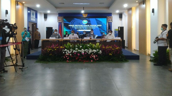 BNN Konfpers Pencapaian Pemberantasan Narkoba Selama 2020