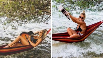 Hadapi kenyataan, saya bahkan tidak bisa bermain gitar dalam posisi ini Foto: Brightside