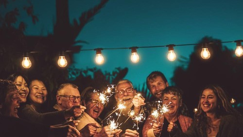 ilustrasi tahun baru