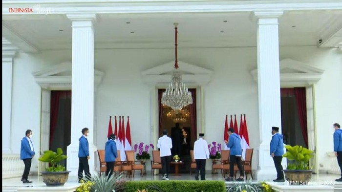 Jokowi kenalkan menteri baru (Screenshot YouTube Setpres RI).