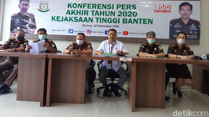 Kejati Banten beberkan sejumlah perkara yang ditangani sepanjang 2020