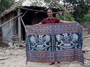 Mengenal Tenun Motif Garuda Kebanggaan Warga Malaka