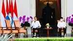 Momen Jokowi Umumkan 6 Menteri Baru di Istana Negara
