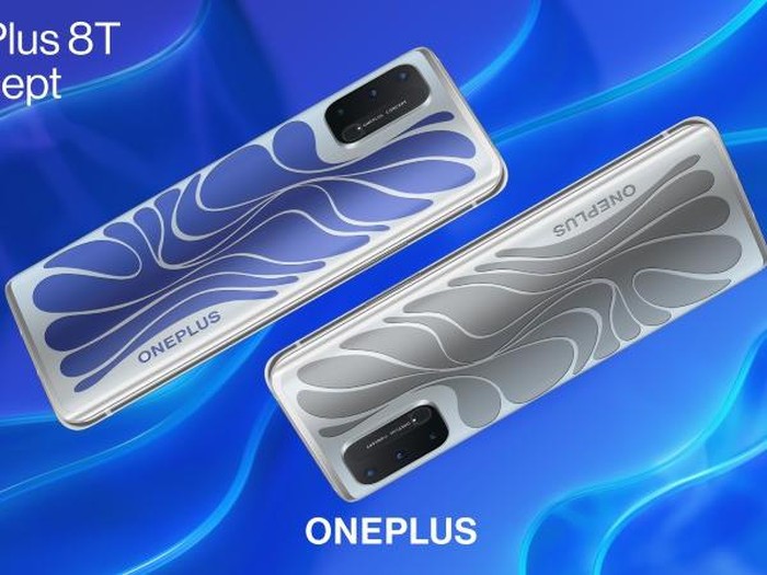 OnePlus 8T Concept, ponsel konsep yang bisa berubah warna