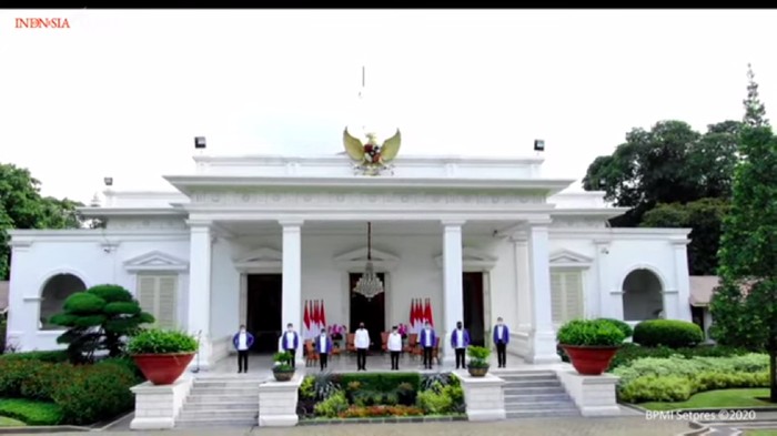 Perkenalan 6 menteri baru Kabinet Jokowi (Youtube Sekretariat Presiden)