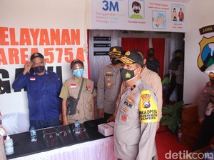 Jelang Libur Nataru, Wakapolda Jatim Cek Posko Rest Area di Tol Ngawi