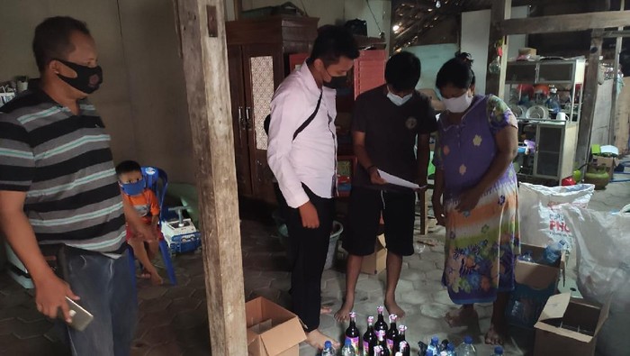 razia miras jelang pilkades di ngawi