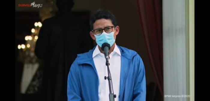 Sandiaga Uno di Istana Negara